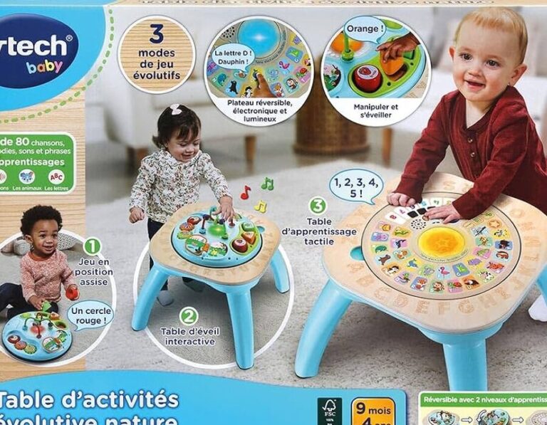 Table activité VTech : est-elle compatible avec la pédagogie Montessori ?